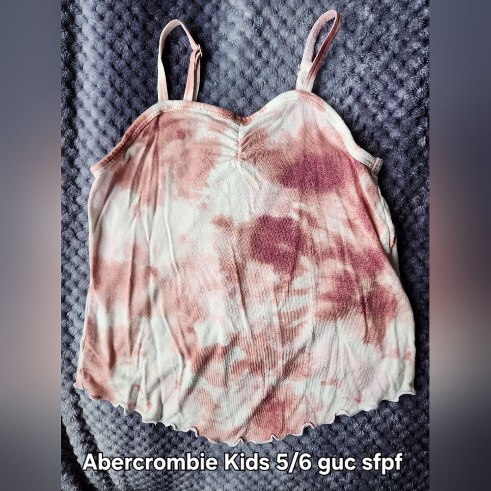 Abercrombie & Fitch Kids Pink and White Camisole